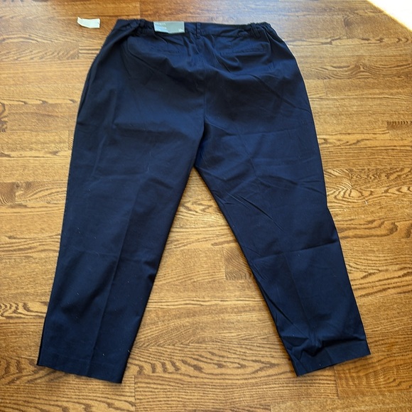 Talbots Perfect Crop Pants in Indigo Blue Size 18W - Picture 7 of 12